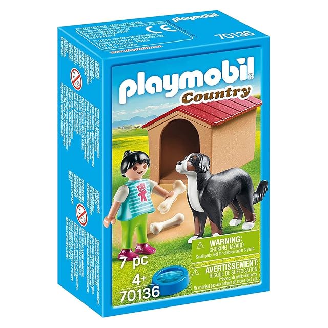 PLAYMOBIL Country, Perro con Casita 70136