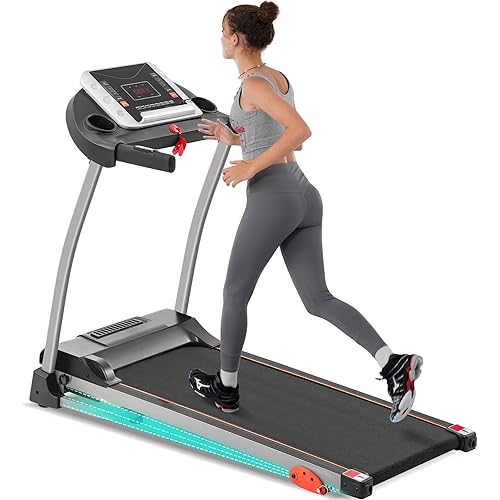 Merax Treadmills for Home Perfect Folding Treadmill, Walking Running Treadmill with Incline, Cardio Exercise Machine, 2.5 HP, 7.5MPH, 300 lbs User Capacity