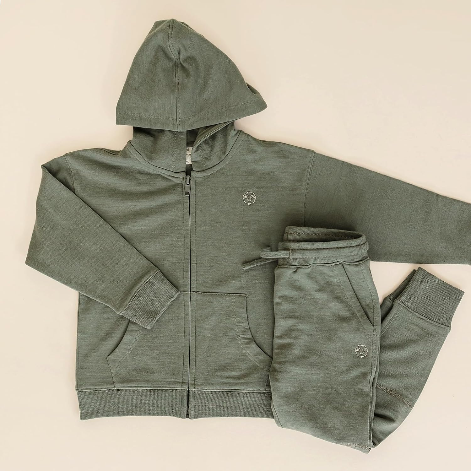 Woolino Merino Wool Kids Hoodie with Pockets - Ultra-Soft Zip-Up Hoodie for Boys & Girls - Breathable &Temperature Regulating - Image 6