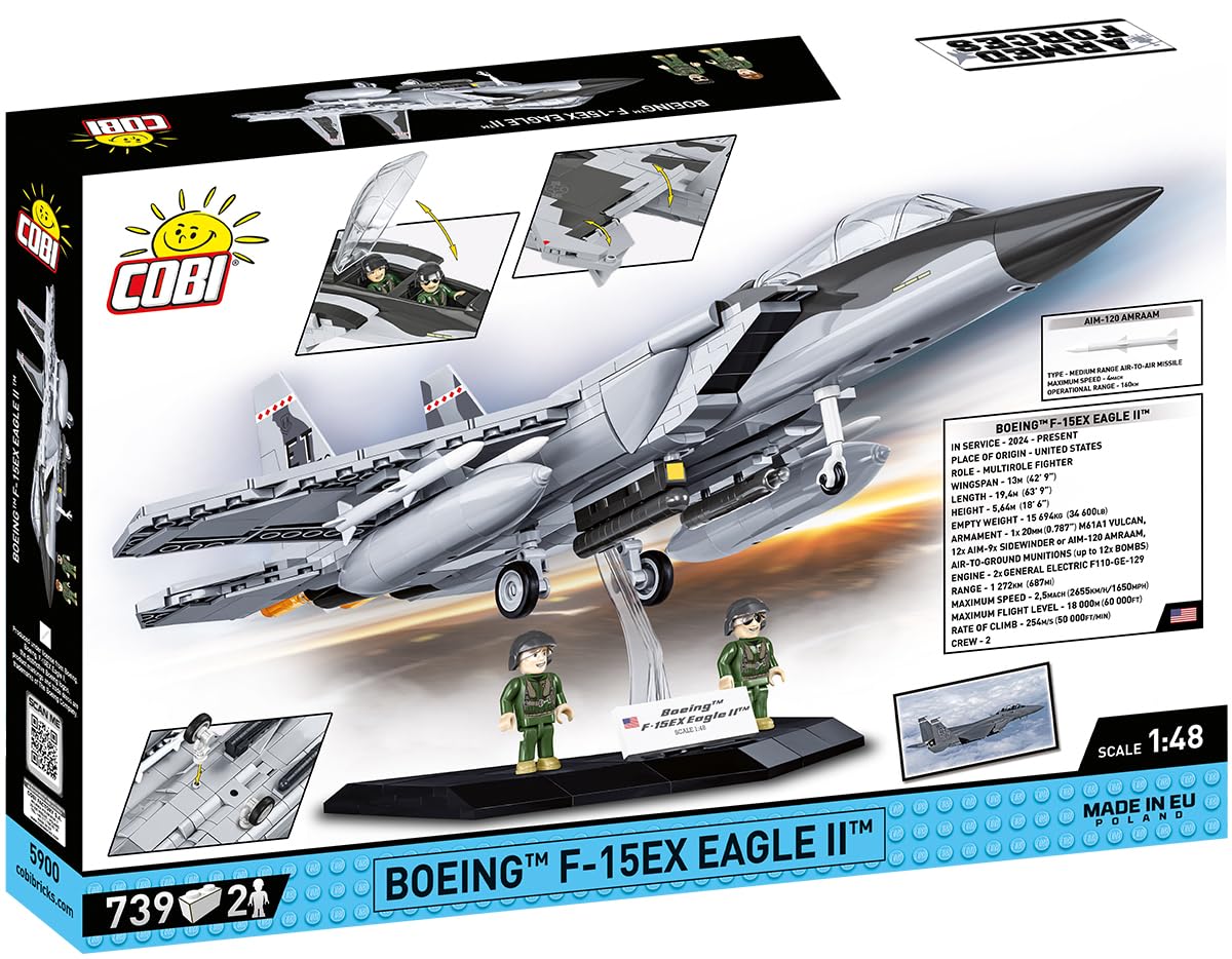 COBI Armed Forces Boeing F-15EX Eagle II Aircraft