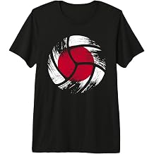 Japan Japanese Flag Player Volleyball Practice Premium Tri-blend T-Shirt