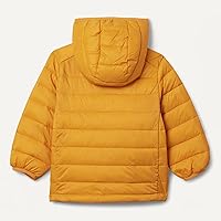 Vista 3 de Yaxa Essentials Chaqueta acolchada con capucha ligera y resistente al agua para niños y niños pequeños, con aislamiento