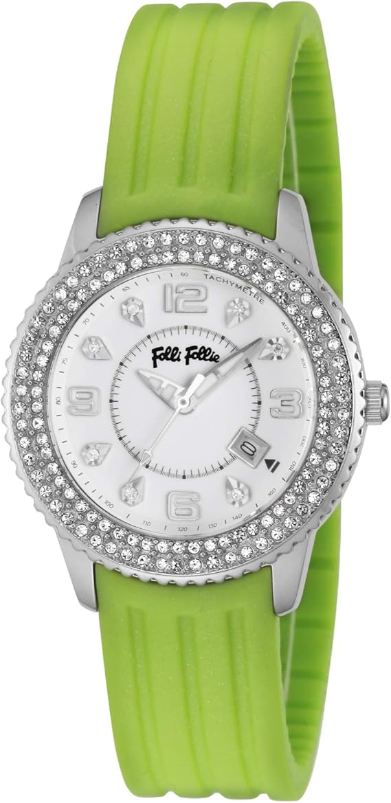 Amazon フォリフォリ 腕時計 Folli Follie Wf5t003ztw Lg レディース グリーン 並行輸入品 腕時計 ファッション 通販