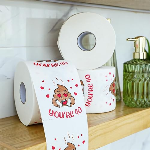 Miniatura 3 de Regalos de cumpleaños número 16 para hombres y mujeres, paquete de 3 rollos de papel higiénico divertido de 3 capas, papel higiénico de cumpleaños,