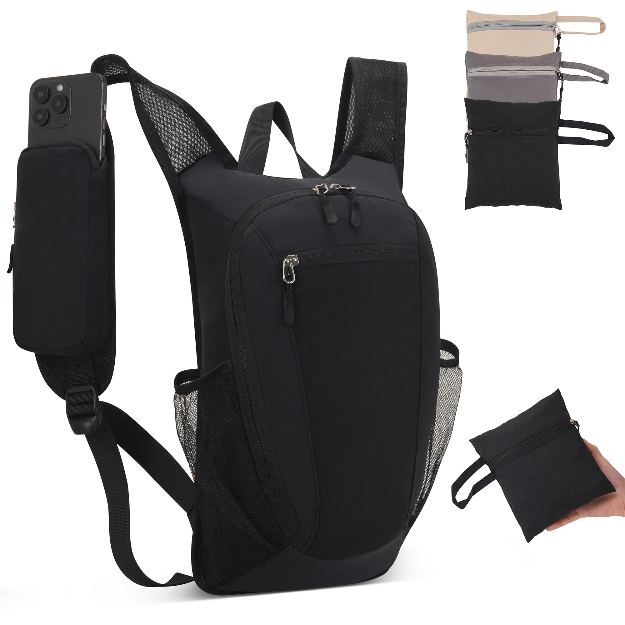 35L Foldable Backpack Ultralight Foldable Hiking Backpack Waterproof Daypack Trekking Backpack for Camping Hiking Travel Sports Climbing Cycling Outdoor Sporty Men Women