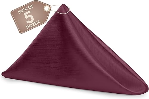 Miniatura 596 de Ultimate Textile -1 docena - Reversible Shantung Satin - Majestic - Servilletas de tela Majestic de 17 x 17 pulgadas color azul pizarra