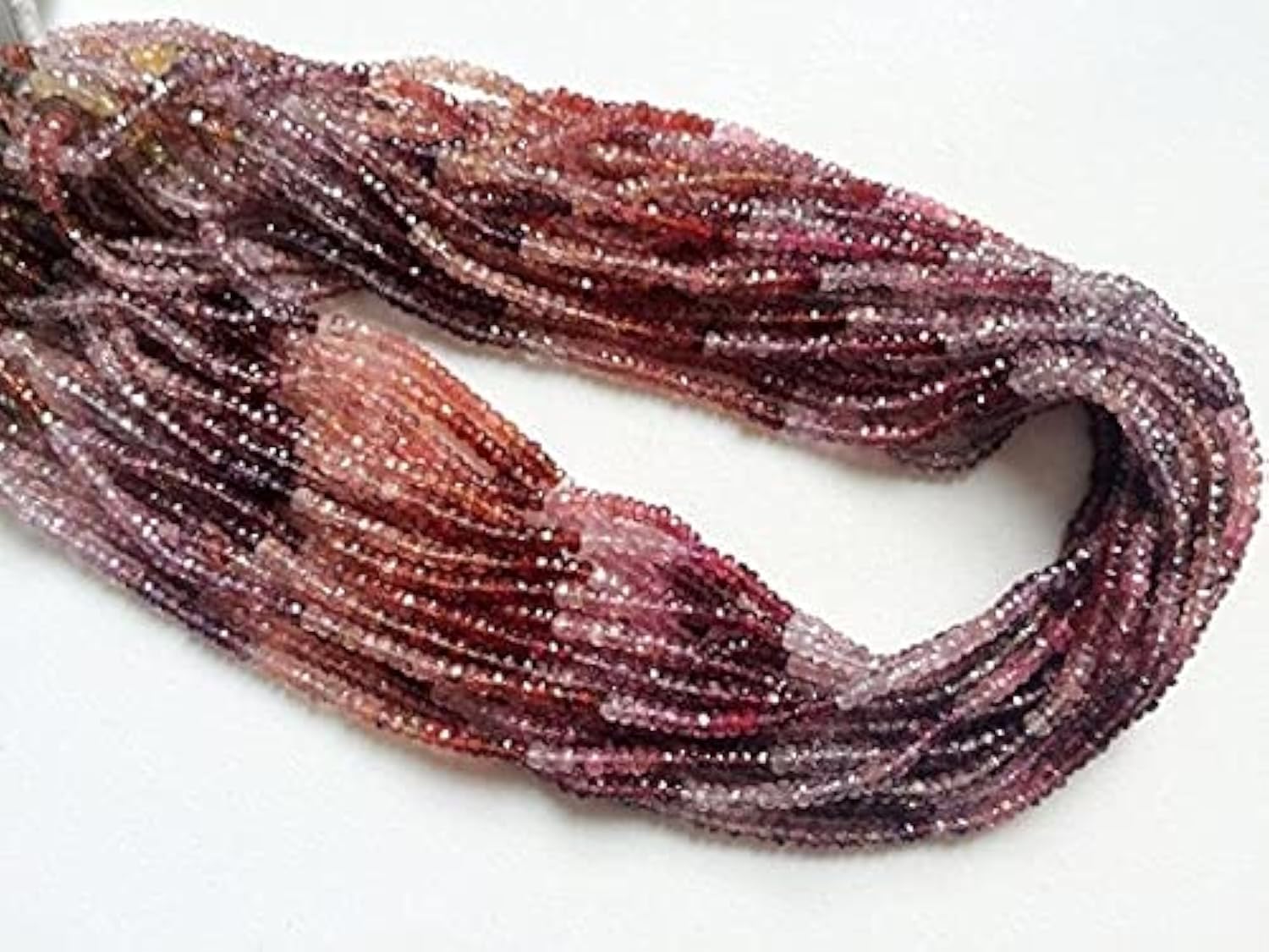 Spinel perles naturelles haut de gamme rondelles facettées 3.5mm pour joaillerie