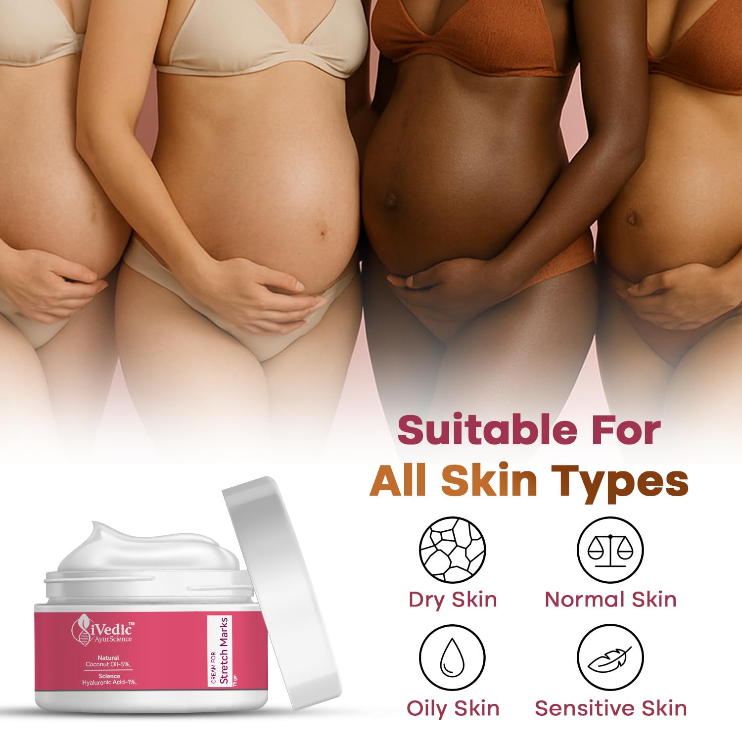 Ayurscience Stretch Mark Removal Cream | 5% Coconut Oil, She... 5 Ayurscience Stretch Mark Removal Cream | 5% Coconut Oil, She...