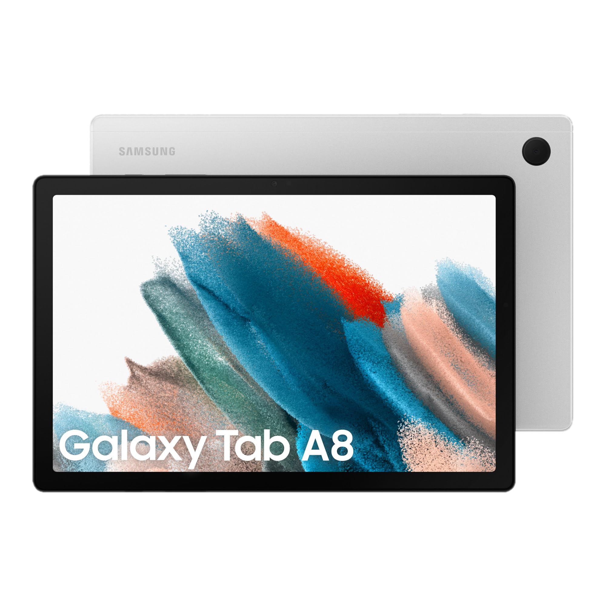 Samsung Galaxy Tab A8 – 10,5 Zoll Android-Tablet (WiFi), Silber, 32 GB Speicher, 3 GB RAM