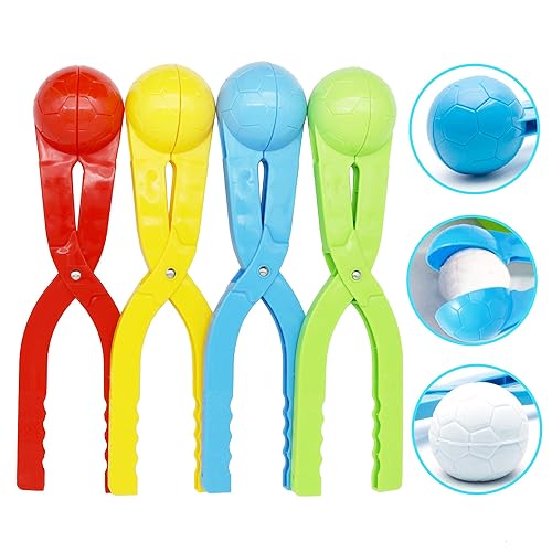 Snow Toys, Snowball Maker 4 Pack Snow Ball Shaper Molds