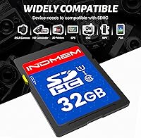 Vista 7 de Tarjeta SD de 32 GB, paquete de 10 tarjetas de memoria flash UHS-I Clase 10 MLC, tarjetas digitales seguras de alta velocidad para cámaras, cámara