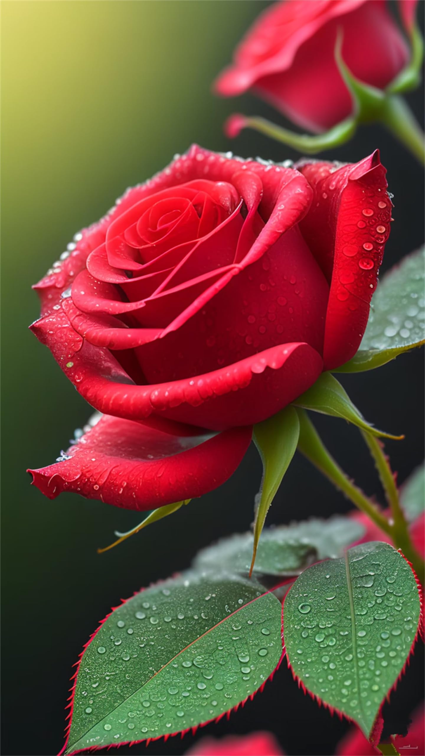 Peinture Diamant Fleur Rouge 70x140 | Kit DIY Décoration Murale Salon