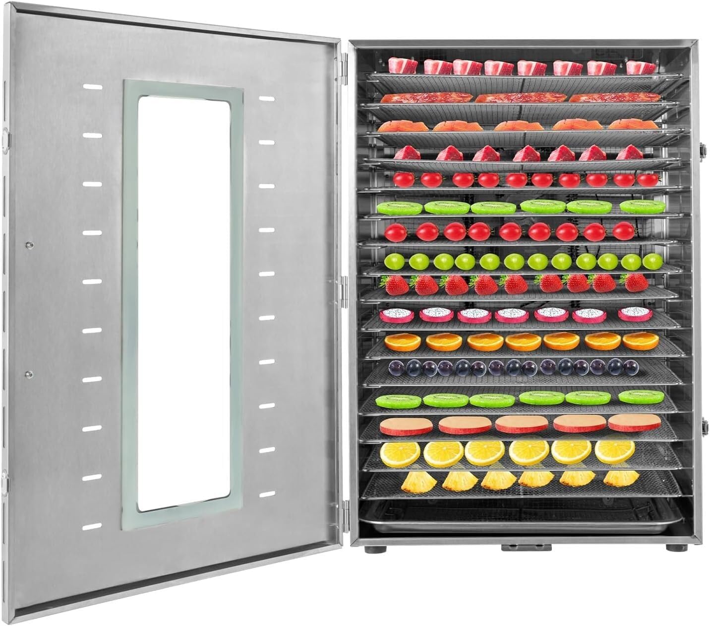 16 Tray Food Dehydrator Stainless Steel Commercial