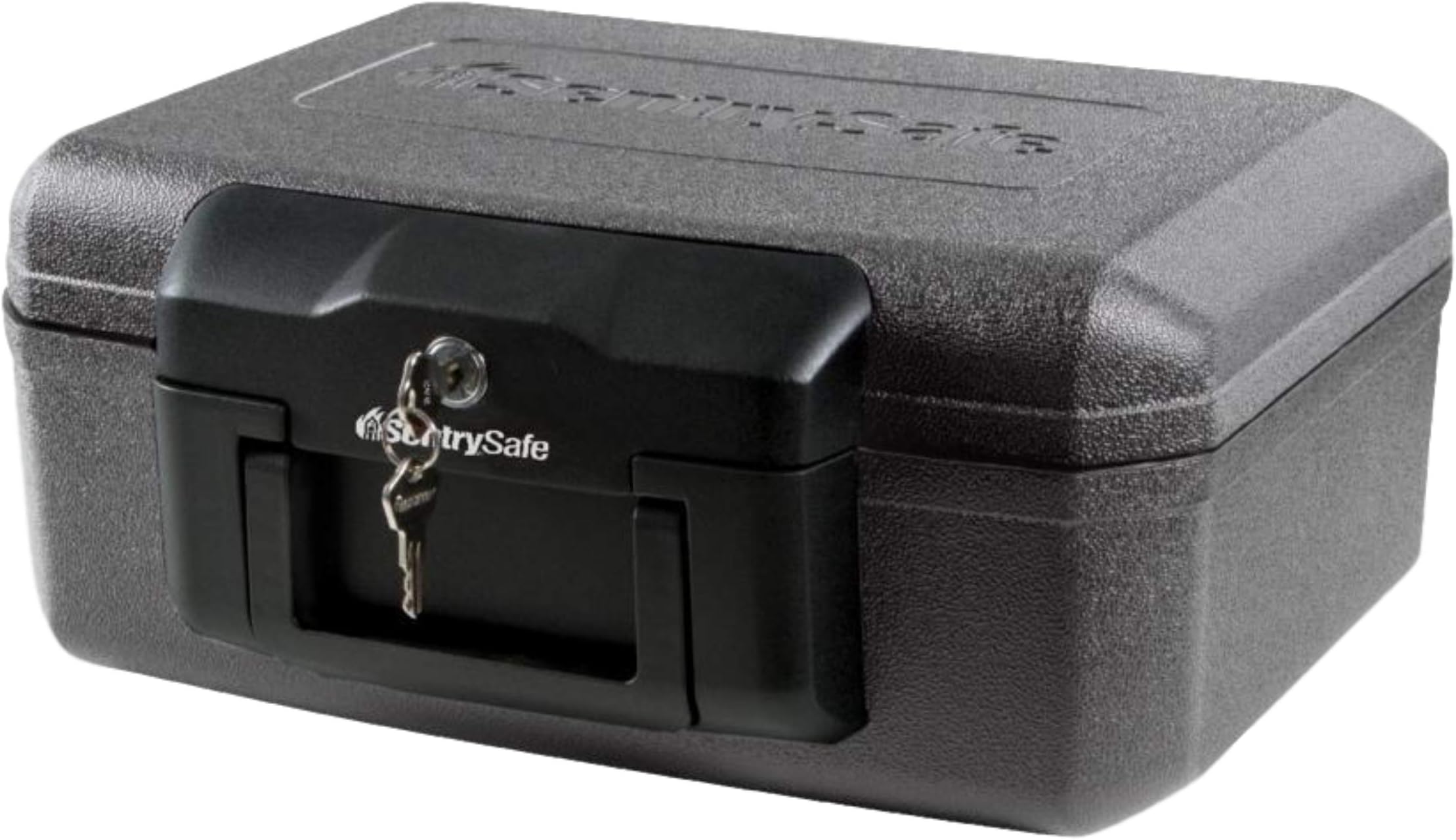 Fireproof Safe Box with Key Lock, Chest for Home Fire-Resistant Security, 0.18 Cubic Feet, 6.1 x 14.3 11.2 Inches, 1210