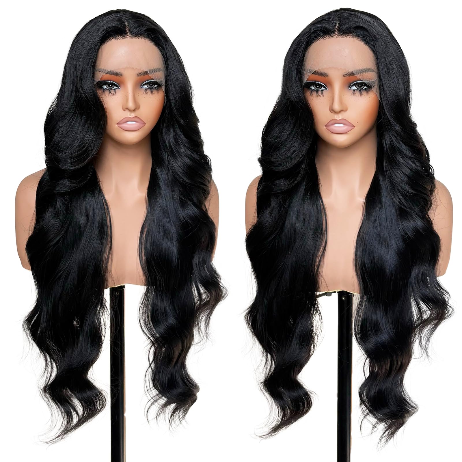 Amazon.com : SISgrace Black Synthetic Lace Front Wig 28 Inch 
