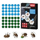 48 Pack Roach Killer Indoor Infestation Roaches Gel Bait Stations, Powerful Cockroach Killer Indoor Home for Roach Infestation, Long-Lasting & Effective Cockroach Gel Bait, Easy to Use & No Mess
