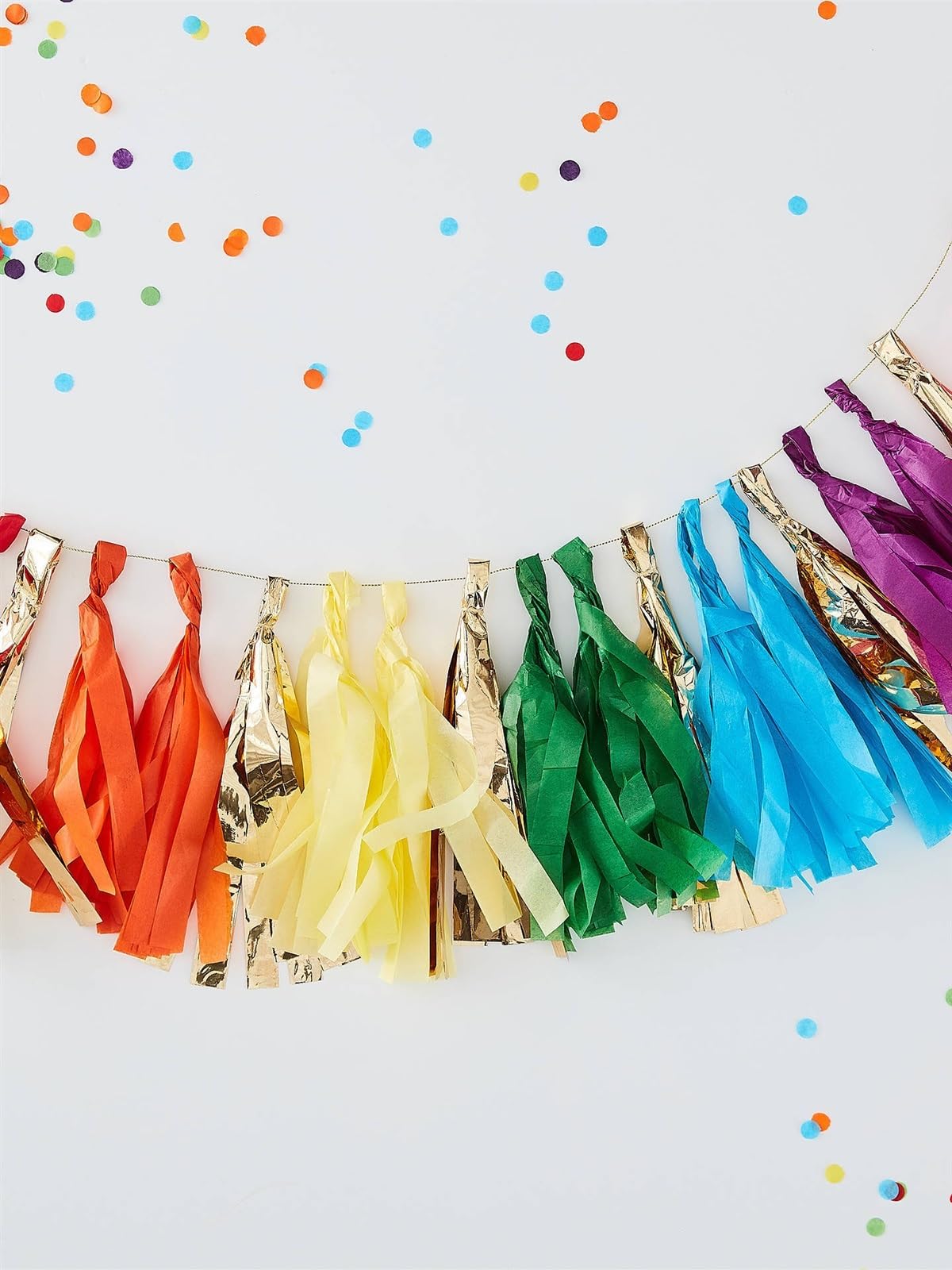 20 Striscioni Con Nappe In Carta Velina Per Feste - Oro Rosa/Pesca/Rosa Chiaro/Bianco. Decorazione Da Tavolo Fai Da Te Per Matrimoni E Compleanni.