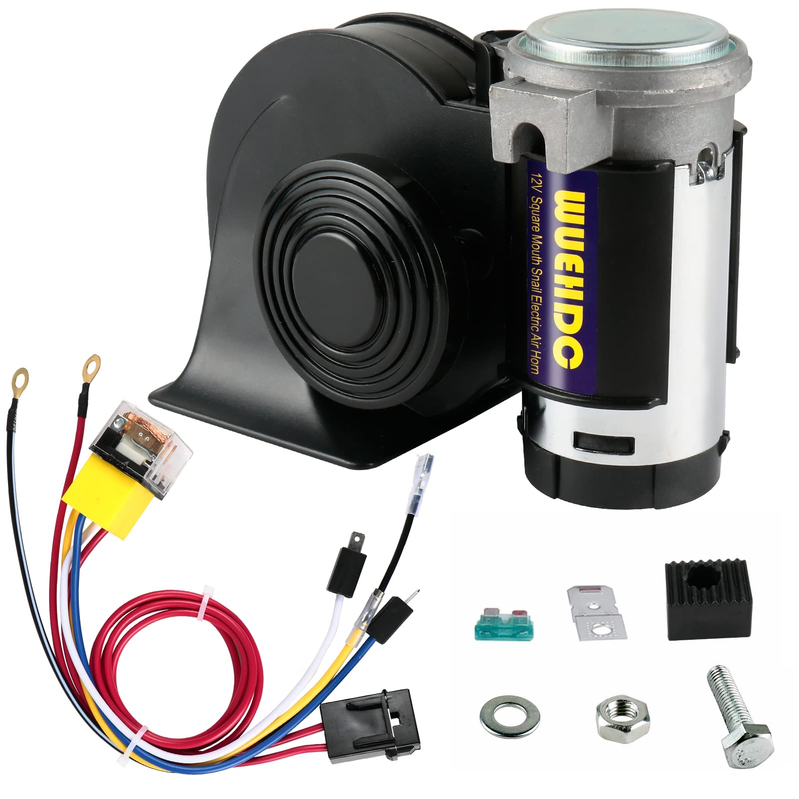 Buy WUEHDC Air Car Horn 12v Loud With Compressor Train Horns 12v 150db