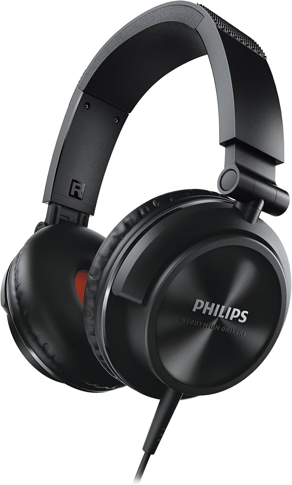Philips DJ Monitoring Style SHL3210BK/00 Black headphones : Amazon