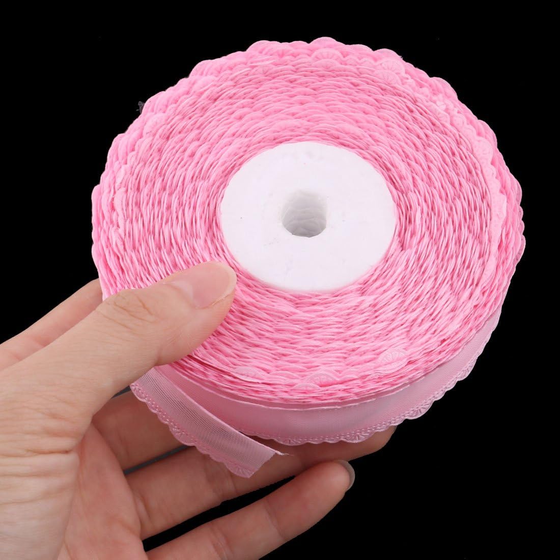 Ruilogod Wedding Party Flower Bouquet Gift Box Tied Roll 2.5cm Width 20 Yards Pink (id: 30a b5e 20a 1c6 a2e image 5