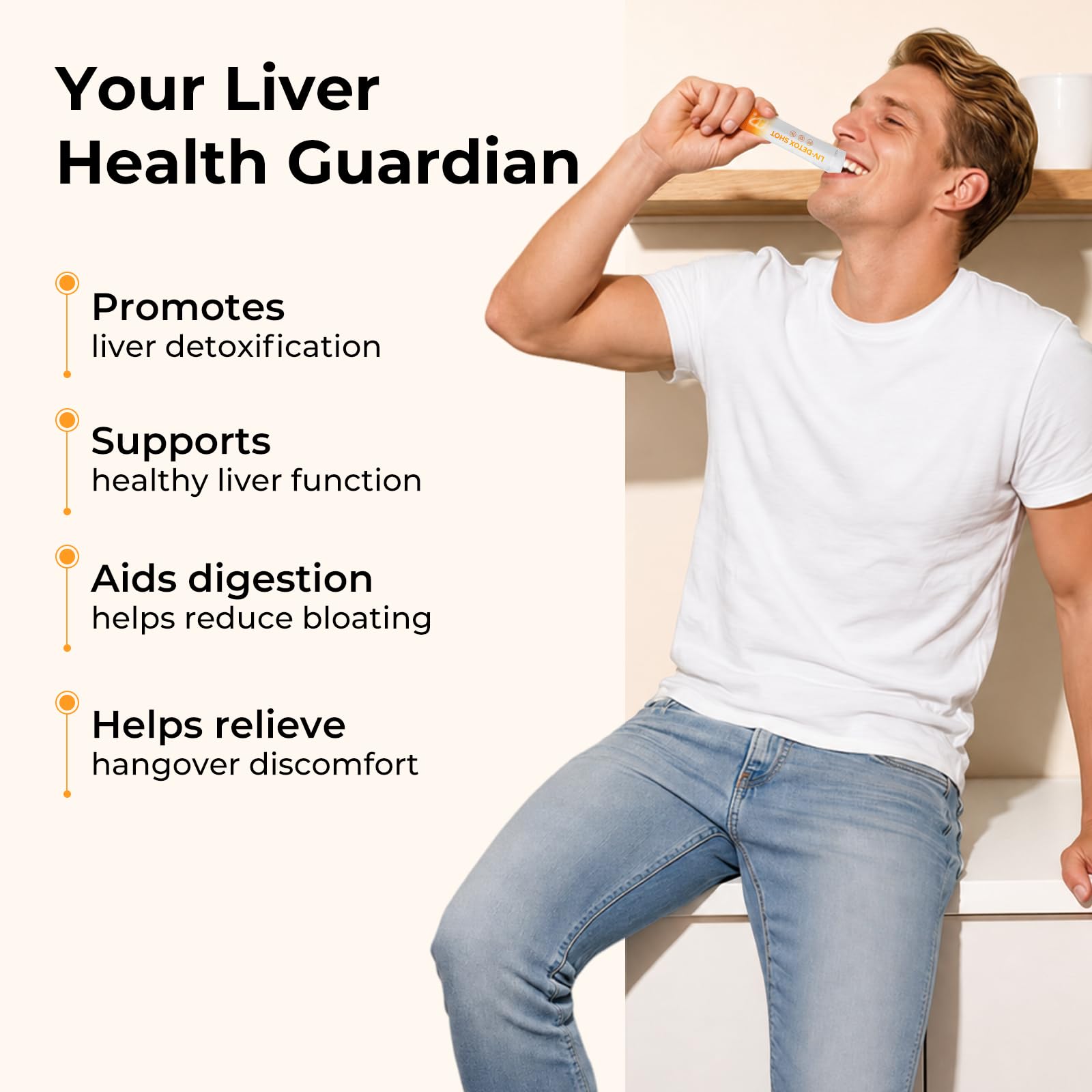 OxyEnergy Liver Cleanse Detox & Repair, Organic Milk Thistle Liver Detox Supplement with Turmeric, Ginger, 5-in-1 Support Liver Health & Digestion & Hangover Relief, Vegetarian, Gluten-Free, 14 Packs — Amazon image 3