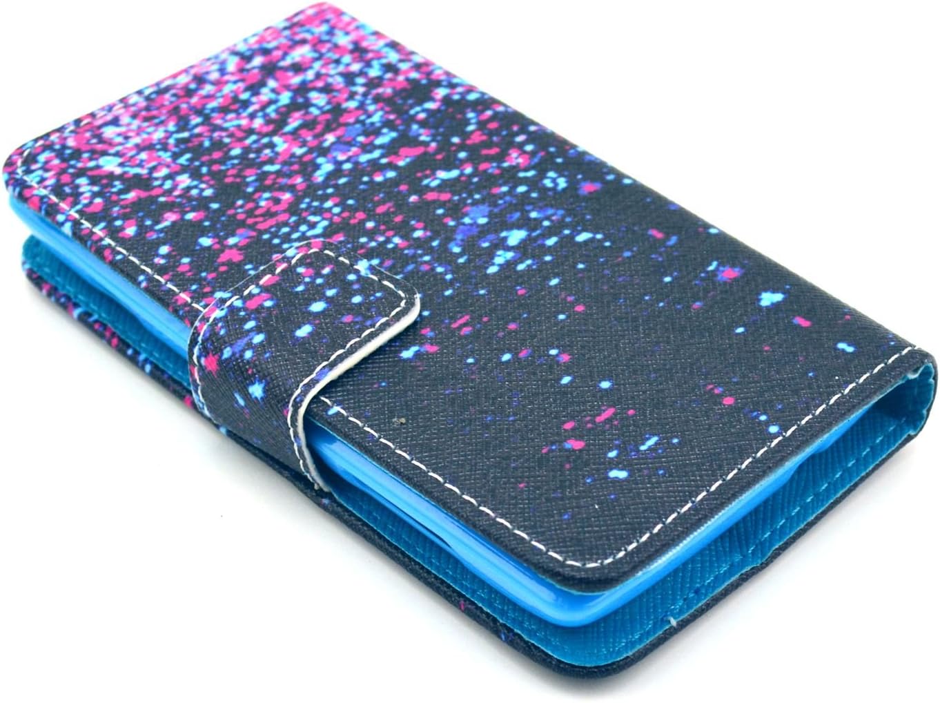 Lumia 520 Case, Nokia Lumia 520 Case, Speedtek Nebula Pattern Premium PU Leather Wallet Flip Protective Skin Case with Magnetic Closure for Nokia Lumia 520 (2013) (Built-in Credit Card/ID Card Slot)