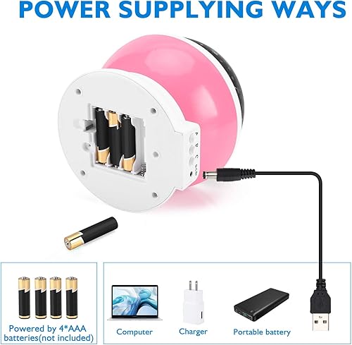 Miniatura 6 de Luz de noche para niños, luz nocturna de estrellas, proyector de nebulosa y estrellas de 360 grados de rotación, 4 bombillas LED, 12 colores de luz