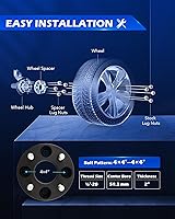 Vista 2 de Orion Motor Tech Espaciadores de rueda de 4 x 4, espaciadores de ruedas para carrito de golf compatibles con EZGO EZ GO Golf Cart Club Car ATV