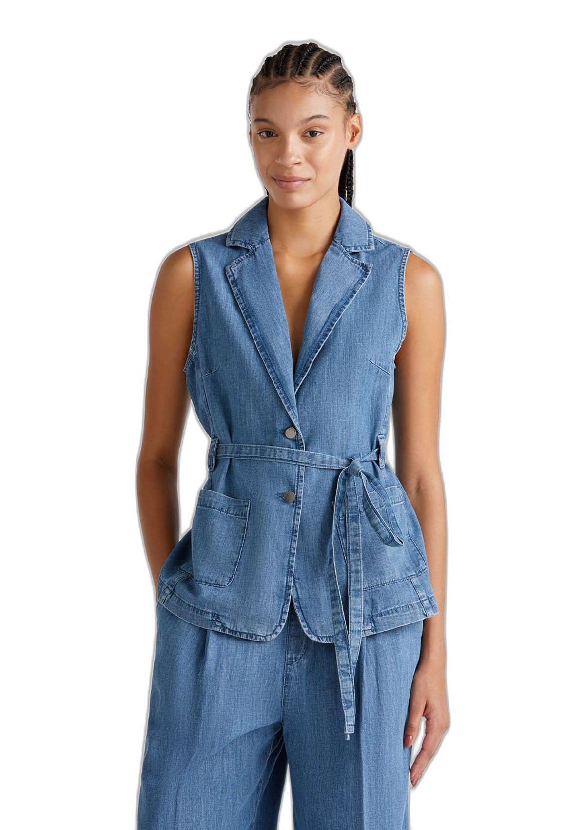 Chaqueta Mujer Benetton Giacca ligera 2kowdj00z para vestir casual 6