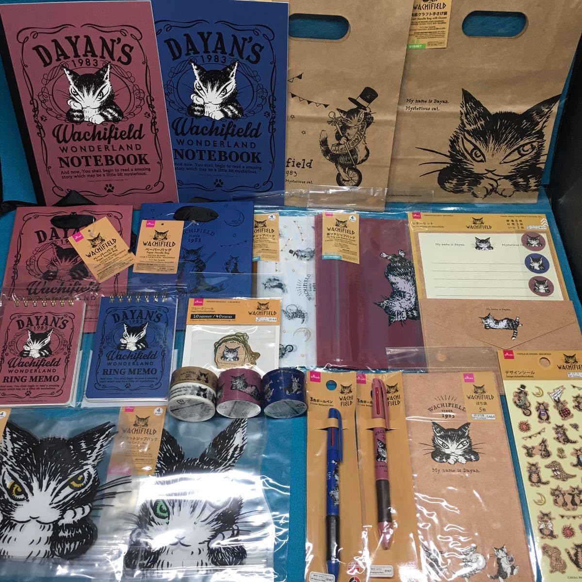 ワチフィールド ダヤングッズ４点セット 猫グッズ・猫雑貨が買えるダヤンのお店｜わちふぃーるど