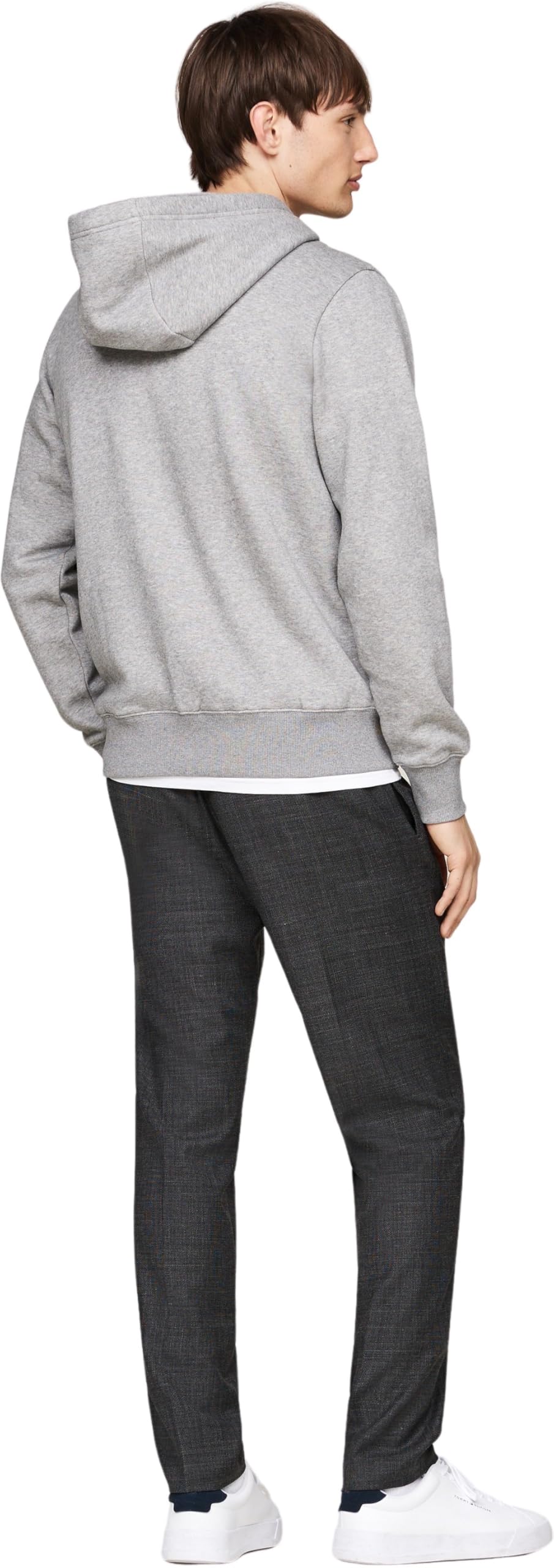 Tommy Hilfiger Bluza z kapturem zapinana na zamek Mężczyźni Bluza Z Kapturem Tommy Logo Z Podszewką Futrzaną Mw0mw37245