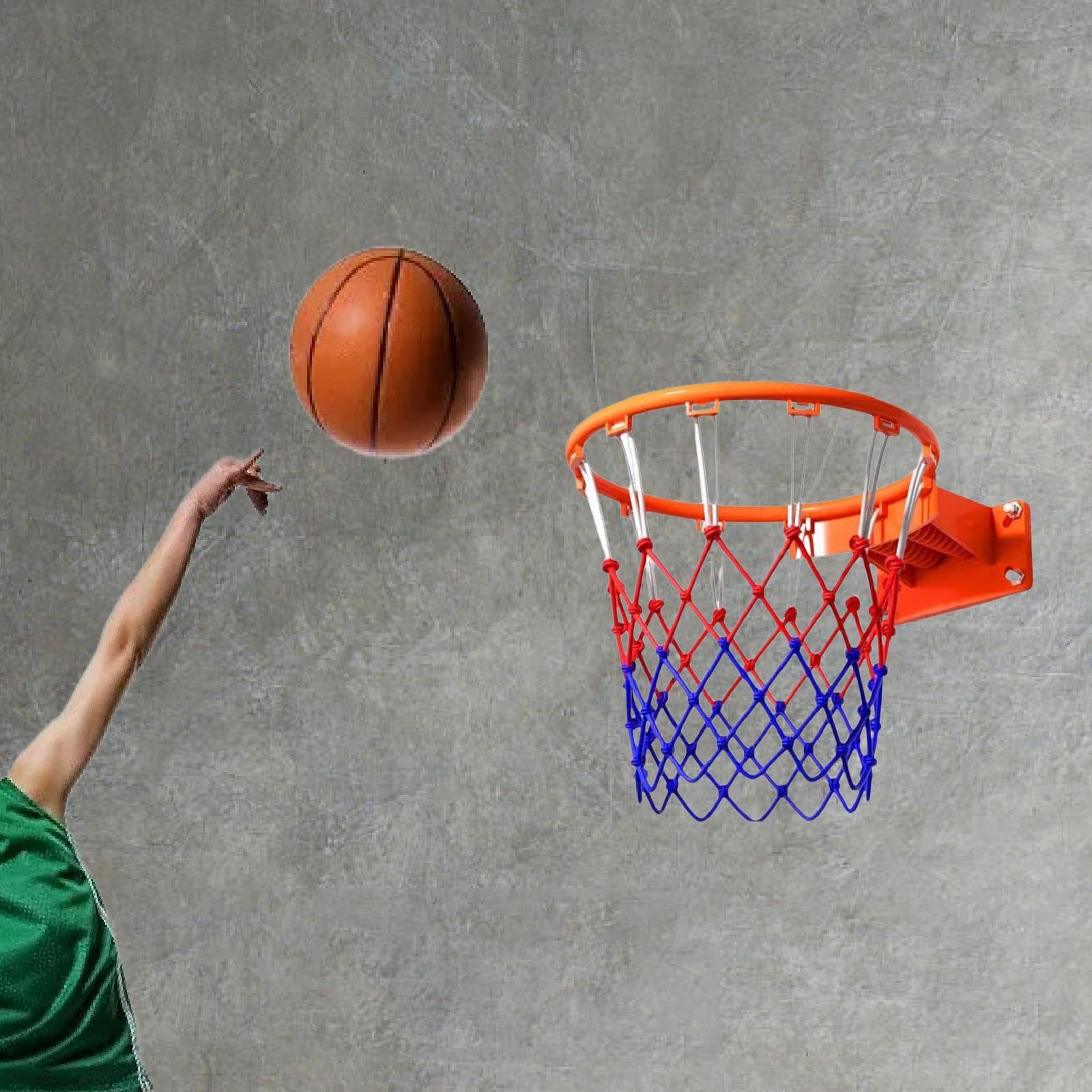 Aro de Baloncesto con Marco Ligero Y Versátil, Incluye Tornillos Y Es Fácil de Instalar para Entrenamiento en Interiores Y Exteriores.