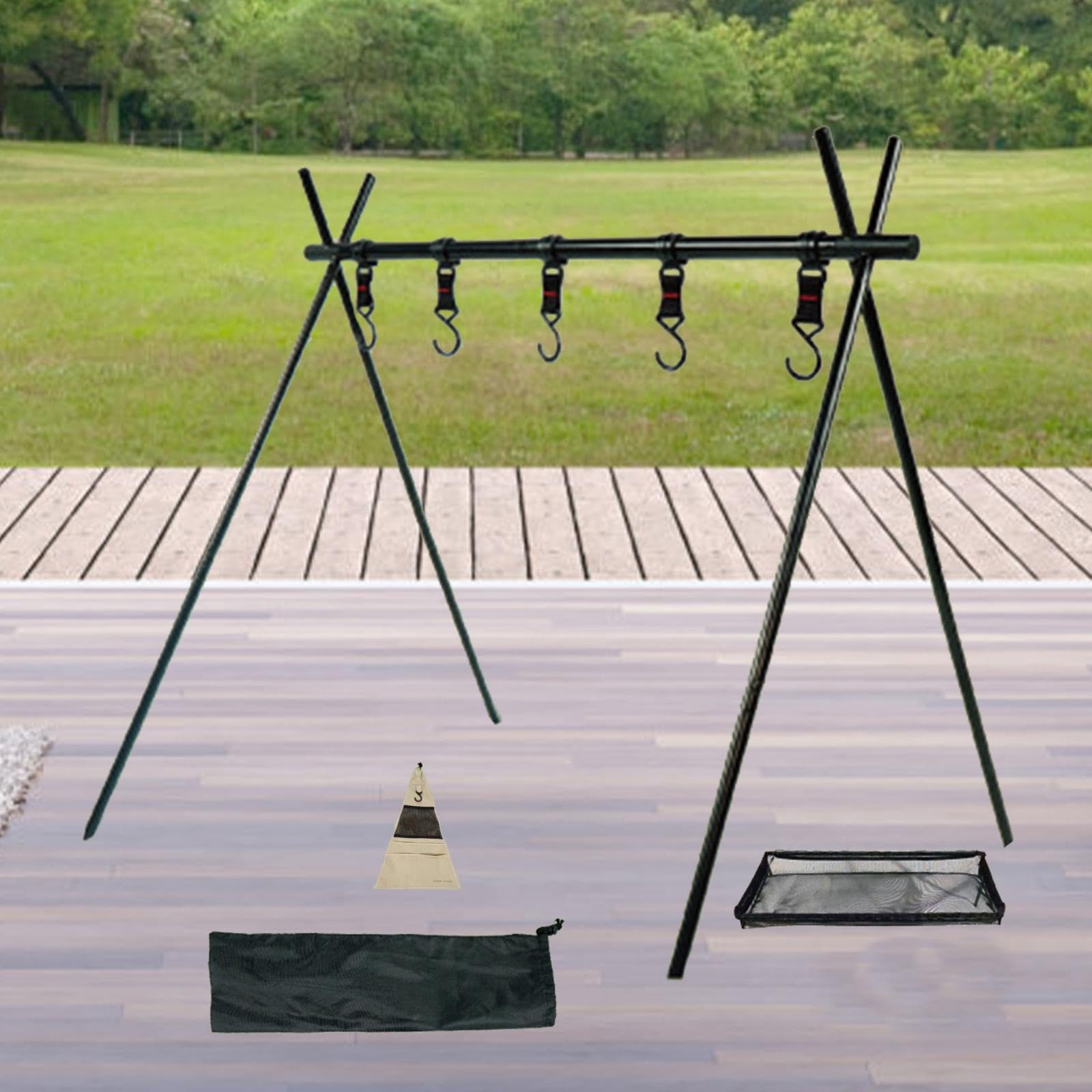 Estantería de Almacenamiento para Camping, Estante de Almacenamiento Plegable, Estante Organizador para Cocina.