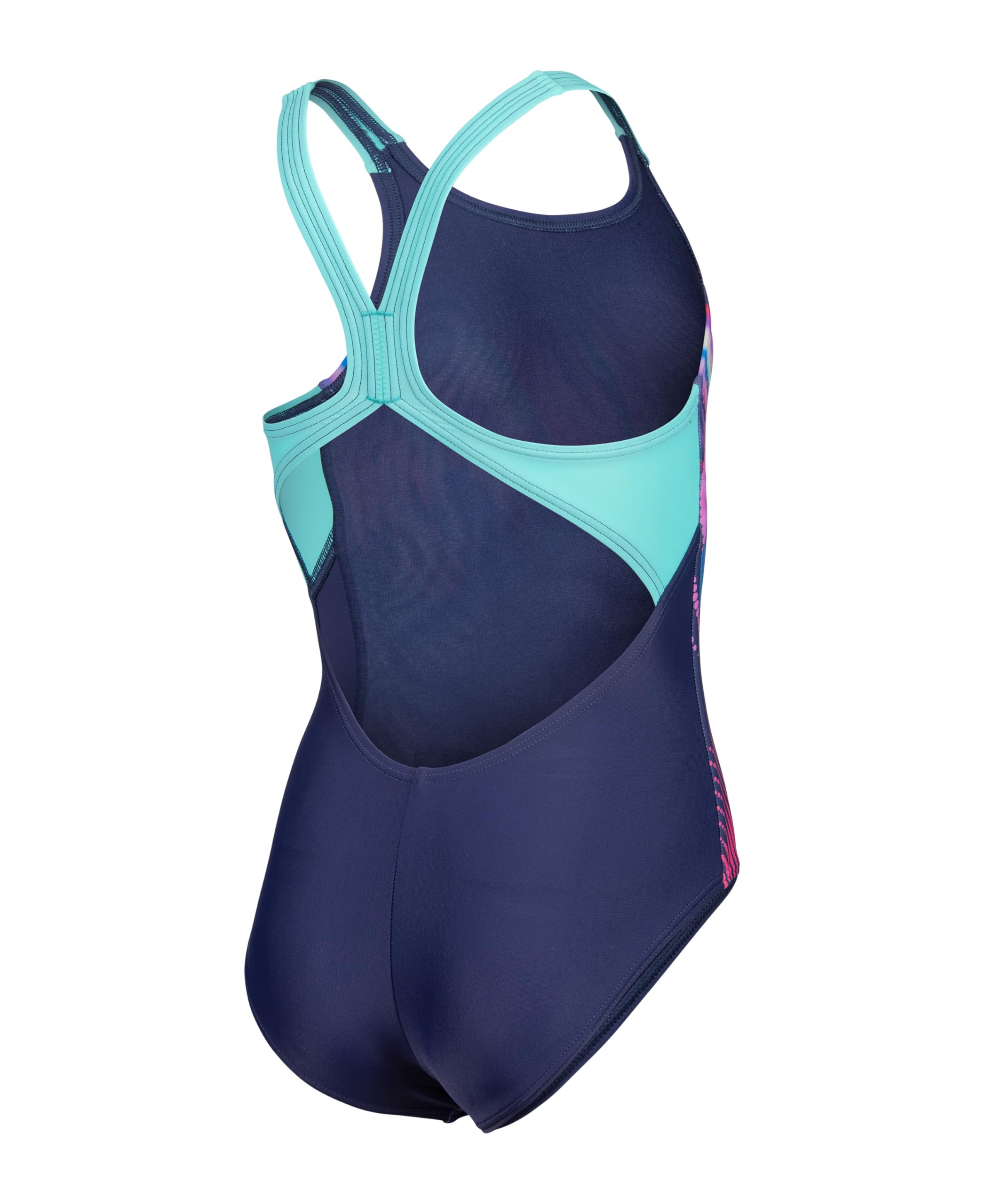 Arena Mädchen G Arena Lit Logo Swimsuit V Back L Badeanzüge