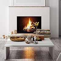 Vista 6 de Skyflame Juego de 6 troncos de madera de cerámica de abedul y accesorios para todo tipo de insertos de gas de interior, sin ventilación y sin