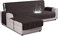 Vista 14 de VANSOFY Fundas de sofá modulares mejoradas, 100 % impermeables, en forma de L, funda reversible para sofá seccional, funda protectora para muebles
