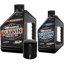 VTTOCK01 Complete Engine Oil Change Kit for V-Twin Harley Davidson Sportster, 5 quart