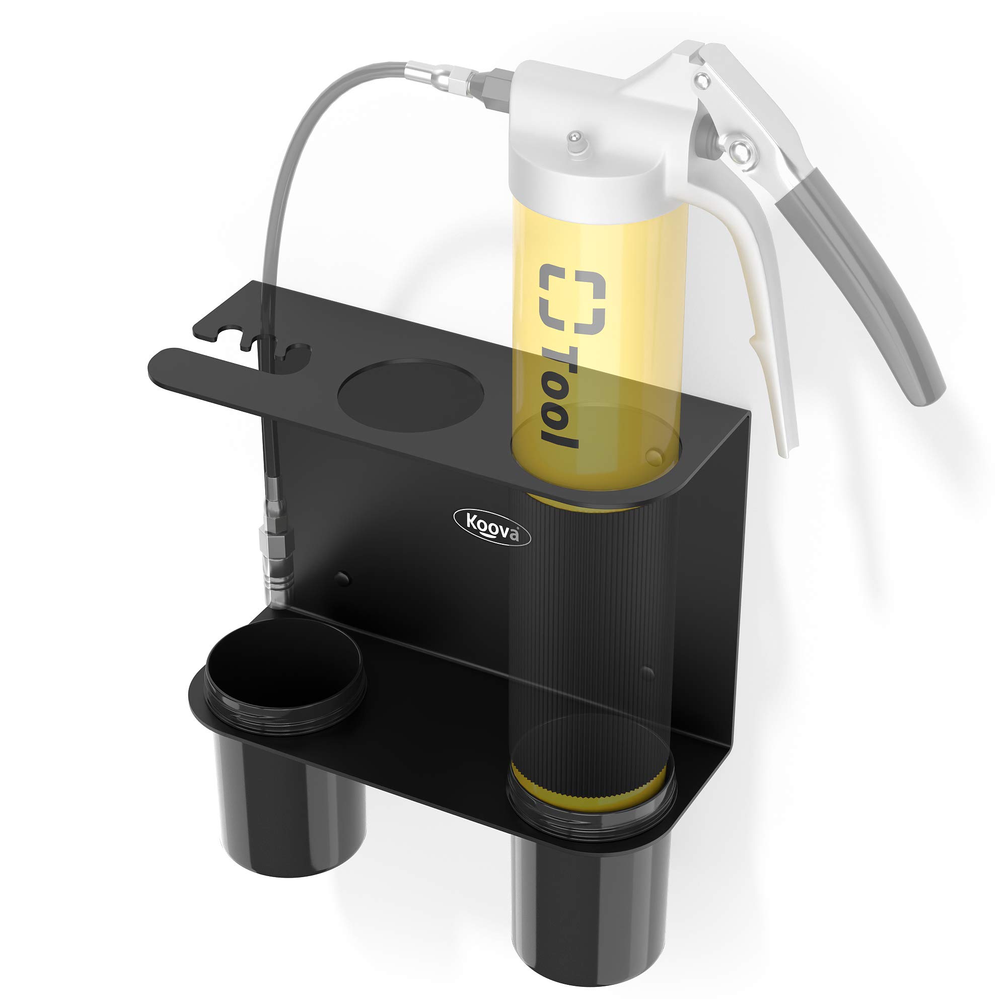 Koova Grease Gun Storage Holder Heavy Duty Wall Mount Store Your