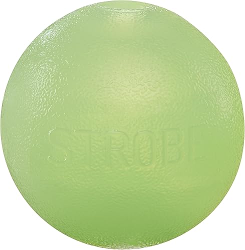 Vista 13 de Outward Hound de Planet Dog Bola Estroboscópica Glo Luz LED Bola Iluminada Juguete para Perros Juguete estroboscópico que brilla en la oscuridad