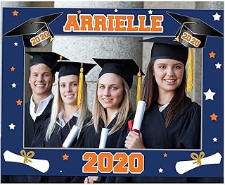 Custom 2020 Photo Booth Props, Graduation Decorations, 2020 Party Supplies, 2020 Graduation Decorations, School Party Photo Booth, Personalized Graduation Photo Frame Size 36x24, 48x36