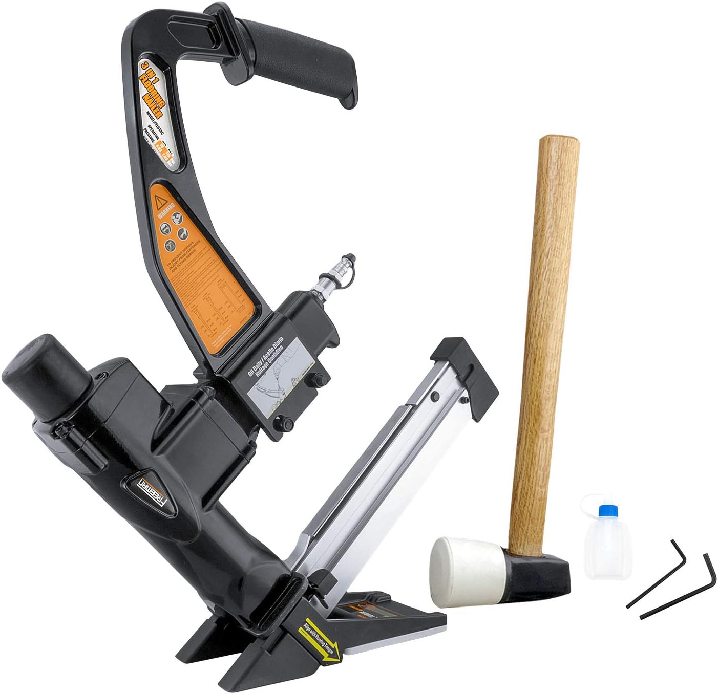 ❤ Crazy Deals Freeman PFL618C Pneumatic 3-in-1 15.5-Gauge and 16-Gauge 2 Flooring Nailer and Stapler Limited Stock Freeman PFL618C Pneumatic 3-in-1 15.5-Gauge and 16-Gauge 2 Flooring Nailer and Stapler