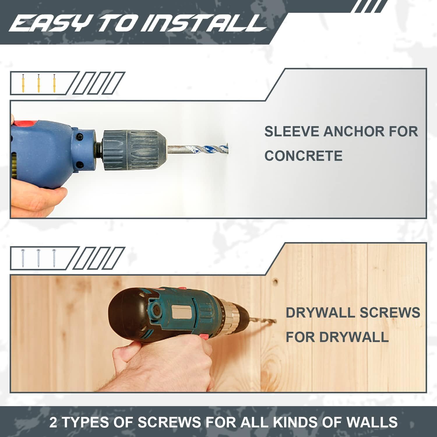 2X Wall Mount Door Storage Hanger Bracket Fit for 2021-2025 Ford Bronco 4 Door