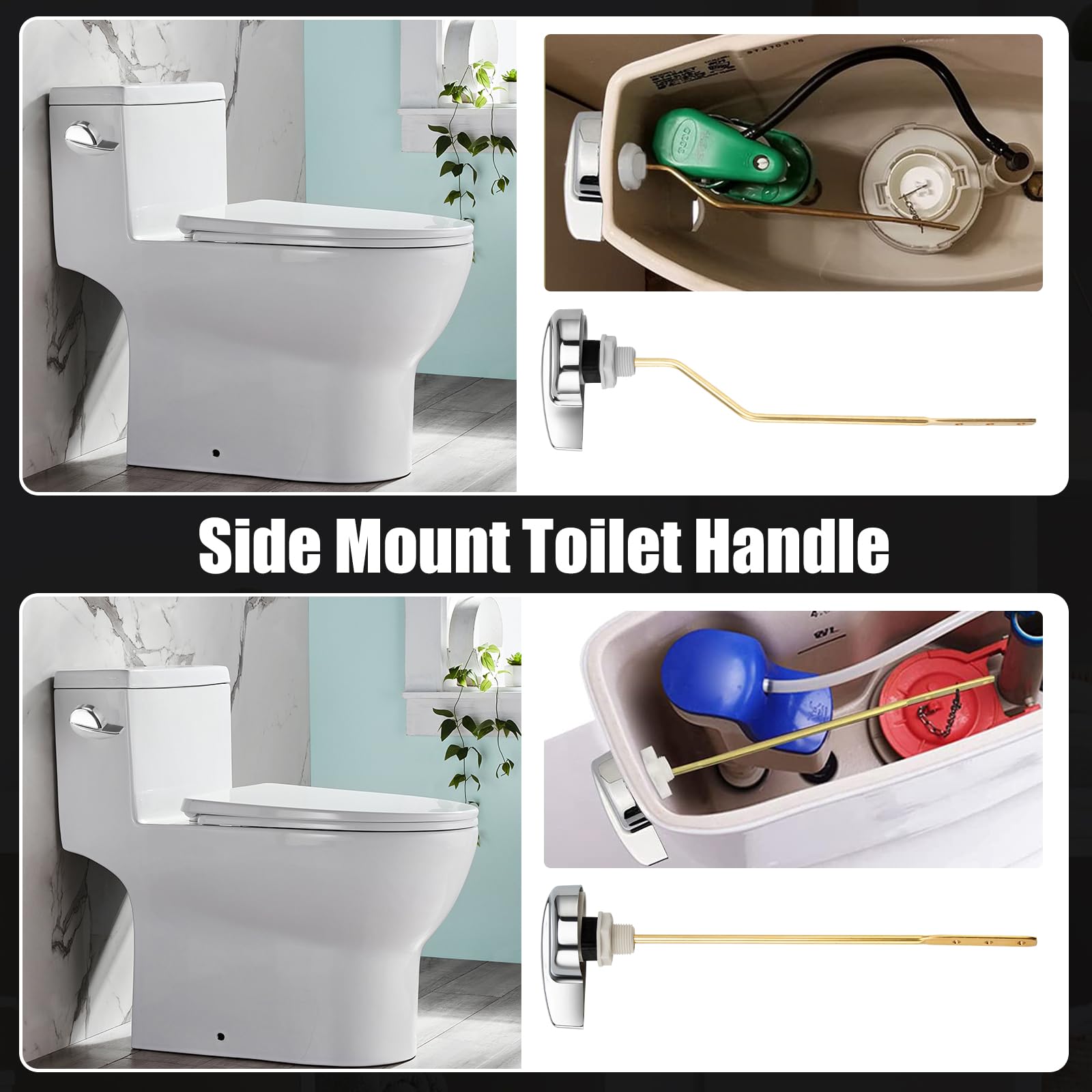 TOTO Toilet Handle Replacement - THU068#CP -5 TOTO Toilet Handle Replacement - THU068#CP -5
