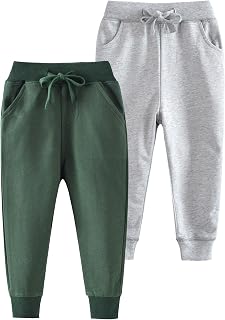 Baby Boy's Jogger Pants Dinosaur Car Drawstring Elastic Sweatpants