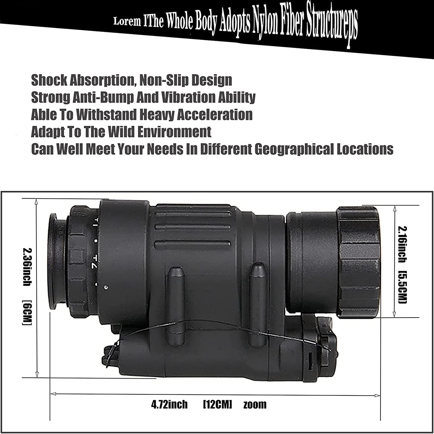 Amazon.co.jp: 単眼、ハンティングナイトビジョン、NVG PVS-14、望遠鏡
