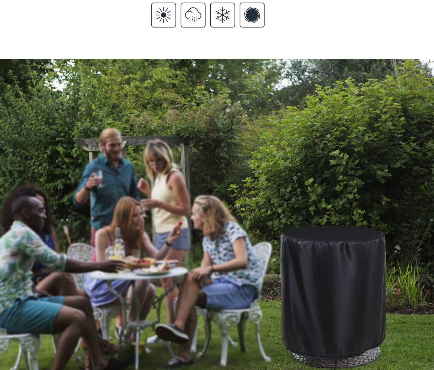 Buy TheElves Patio Cooler Bar Table Cover Design for Keter 7.5Gal Cool