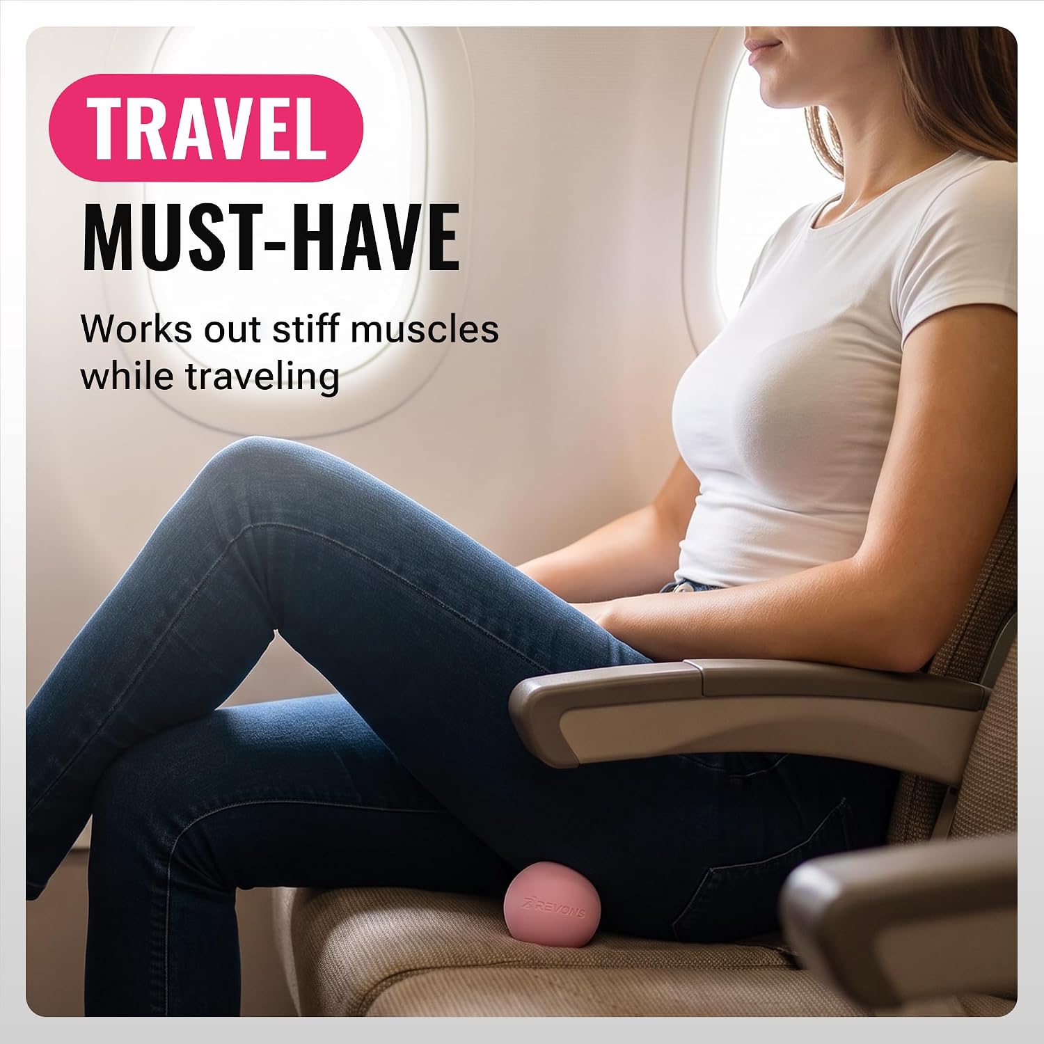 3 in 1 Massage Ball Set – 2.5", 1.9" & 1.2" Firm Silicone Balls for Myofascial Release, Trigger Point Therapy, Back & Foot Pain Relief, Face Fitness, Yoga, Deep Tissue Recovery (Pink)