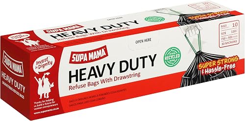 Supa Mama Heavy Duty 10 Refuse Bags
