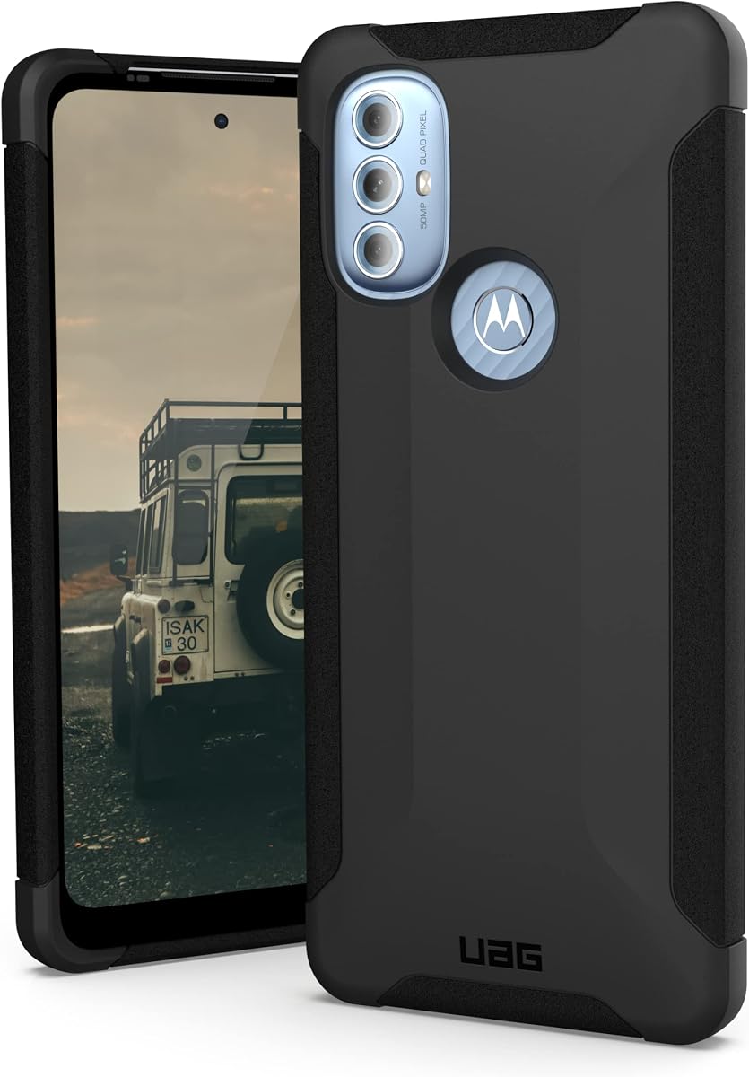 URBAN ARMOR GEAR UAG Designed for Motorola Moto G Power 2022 Case (Compatible with North American Version Only) Scout Shockproof Lightweight Military Drop Tested Protective Cover, Black