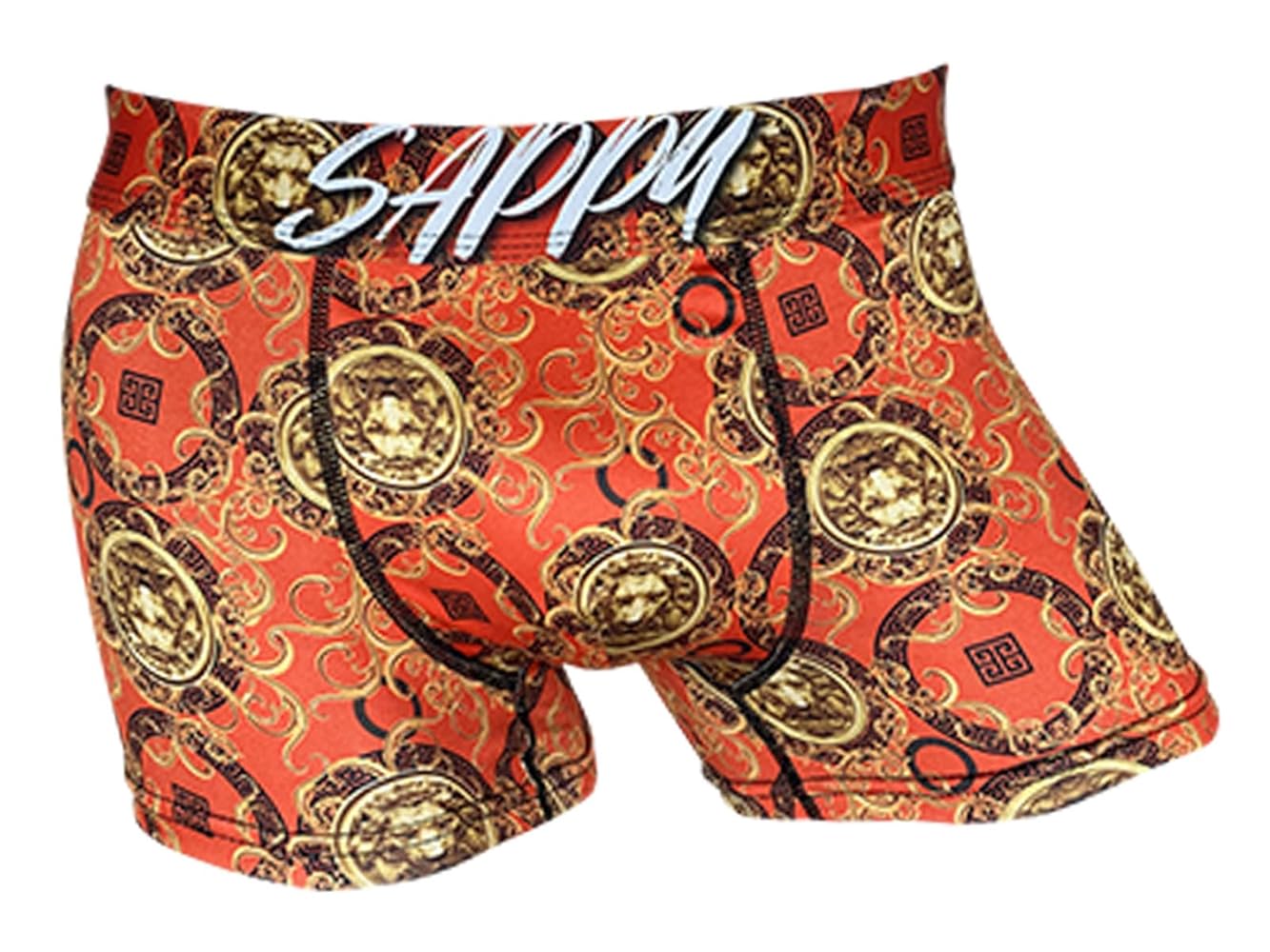 Amazon | [サピー] ボクサーパンツ メデューサ D-576 オレンジ
